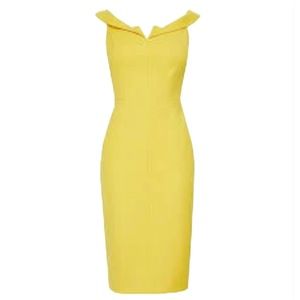 Karen millen dress origami off the shoulder cut